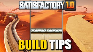 Easy Curves Merging and Essential Build Tips For Satisfactory 1 0 [upl. by Ransom]