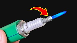 How to make a simple welding machine from SPARK PLUG at home  Creation Tips [upl. by Lochner165]