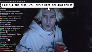 xQc Goes Live at 3AM after Lying amp Promising a 3PM Stream [upl. by Llerrit]