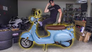 I BOUGHT a 50MPH ELECTRIC MOPED 4700 NEW [upl. by Iel423]