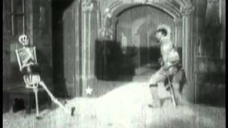 The Haunted Castle 1896 George Melies Silent Film [upl. by Aniled]