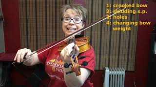 Detache Violin Bow Stroke Problems and Solutions [upl. by Mikeb]