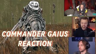 Elden Ring  Streamers Reaction to Commander Gaius My Gameplay Shown at the End With Build [upl. by Franci]