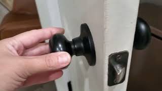 Schlage Plymouth Door Knob for Hall and Closet Review [upl. by Hewes]