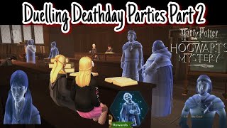 Duelling Deathday Parties Part 2 Harry Potter Hogwarts Mystery [upl. by Adnilre811]