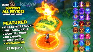 NEW Script Recall Fire Crown Full Effect amp Sound No Password 23 Replace  MLBB Script Recall [upl. by Nynnahs]