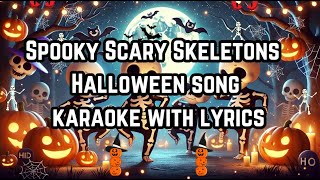 Spooky Scary Skeletons Song │Halloween Song for Kids │Sing and Shine Tunes │Sing along for Kids [upl. by Leisha]