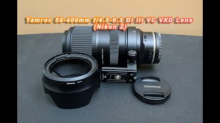 Tamron 50400mm f4563 Di III VC VXD Lens Nikon Z [upl. by Levesque]