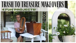 Trash to Treasure Makeovers  Before and After Home Decor  Small Furniture Makeovers [upl. by Naujad]