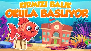 KIRMIZI BALIK OKULA BAŞLIYOR🐠 Eğlenceli Masallar [upl. by Elvie]