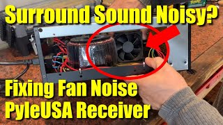 ✅ Surround Sound Receiver Too Noisy Easy Fix for Audio Video Receiver with Buzzing Fan PyleUSA [upl. by Balsam]