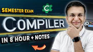 Complete CD Compiler Design in one shot  Semester Exam  Hindi [upl. by Hewe]