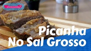 🔴 Como Fazer Picanha No Sal Grosso  Kitutes da Rode [upl. by Sikes]