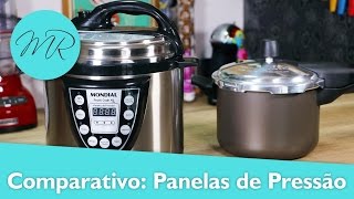 Comparativo Panela de Pressão Elétrica X Convencional  Comum Qual a melhor  Receitas na Pressão [upl. by Ainnet]