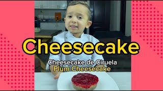 Cheesecake de Ciruela  Plum Cheesecake [upl. by Janot217]