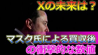 【速報】Xの未来は？マスク氏による買収後の衝撃的な数値 NHKNEWSJAPANSイーロン・マスクX旧ツイッターフィデリティ企業価値広告収入株価投資資産運用 [upl. by Ena989]