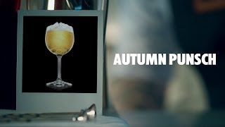 AUTUMN PUNSCH DRINK RECIPE  HOW TO MIX [upl. by Arvy]