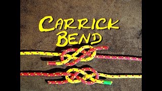 Carrick Bend  2 Versions of the Carrick Bend  How to Tie the Carrick Bend 🛠 [upl. by Ambert]