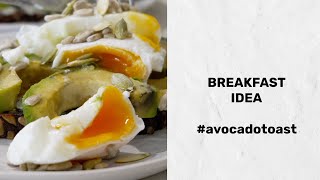 Healthy Breakfast Idea  Avocado Toast [upl. by Pages]