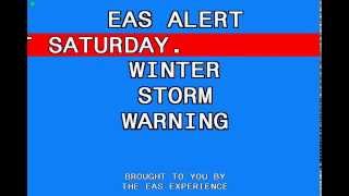 Winter Storm Warning EAS Boston [upl. by Pasquale]