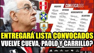 JORGE FOSSATI DARÁ LISTA DE CONVOCADOS DE SELECCION PERUANA ANTE URUGUAY Y BRASIL ELIMINATORIAS 2026 [upl. by Dynah]