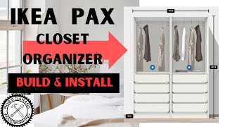 Ikea Pax Wardrobe Build Install amp Review [upl. by Ahouh]