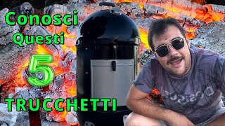 Come funziona un affumicatore verticale  trucchetti EXPERT bonus Weber smokey mountain [upl. by Kimmy]