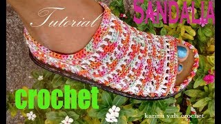 ► COMO TEJER ALPARGATAS A CROCHET PARA DAMA 👢 EXPLICACIÓN 👢 [upl. by Arev]