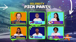 NFL Slimetime Week 2 Game Picks on Nickelodeon [upl. by Valerle]