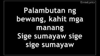 Willie Revillame  Sige Sumayaw Lyrics Wowowillie [upl. by Arval]