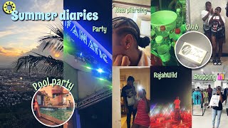 Summer diaries ☆  New piercing Pool party Fanatic Meca  more ft RajahWild  Life With Abri [upl. by Mckee]