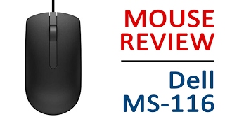 Dell MS116 Mouse Unboxing  Close Look  Review [upl. by Naoh]