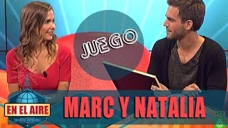 Natalia Sánchez y Marc Clotet juegan a Amantes En el aire [upl. by Yllib]