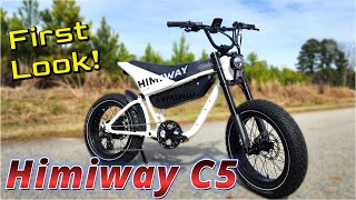 Himiway C5 Electric Motorbike First Look [upl. by Ingalls]