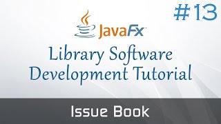 JavaFX Library Software 13  Issue Book [upl. by Wesa]