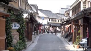 Kurashiki the Bikan district Okayama Japan  倉敷 美観地区 [upl. by Ecirahs331]