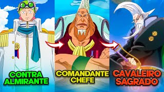 TODOS CARGOS DA MARINHA E DO GOVERNO MUNDIAL EM ONE PIECE  25 PATENTES [upl. by Cairistiona]