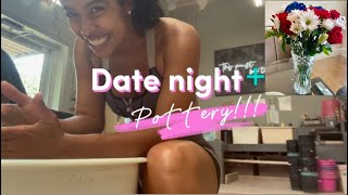 Date Night🥰 1st Pottery Class  Buy 1 Get 2 FREE Luxury Skincare Sale🎉 VLOG [upl. by Dominik]