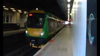 London Midland 170501 Departing Birmingham New Street 15th December 2010 [upl. by Arsi]