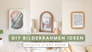 DIY Bilderrahmen basteln  mit 2 Ikea Hacks [upl. by Eraste817]