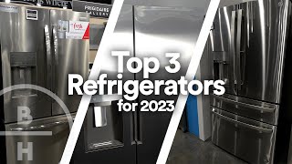 Top 3 Refrigerators for 2023 [upl. by Eiramik398]