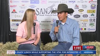 Derrick Begay Interview  Rodeo KSAN [upl. by Accebber]