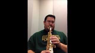 Altissimo F on soprano saxophone [upl. by Asiil]