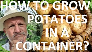 How to Plant and Grow Seed Potatoes in a Container or Pot [upl. by Montanez447]