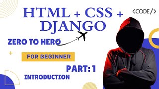 HTMLCSS amp Django Setup  Web Development Part  1 [upl. by Leboff]