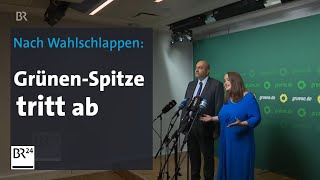 Nach Wahlschlappen GrünenSpitze tritt ab  BR24 [upl. by Anailil]