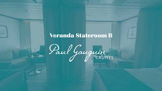 Veranda Stateroom B  Paul Gauguin Cruises [upl. by Aliekat]