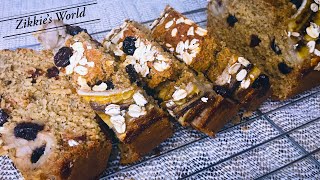 Oatmeal Banana Bread Recipe  How to make moist Banana Bread with Oats [upl. by Feigin708]