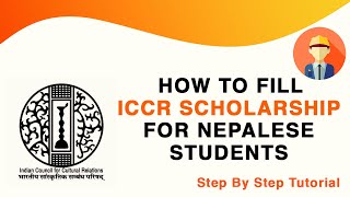 How To FillApply ICCR Scholarship For Nepalese Students 202223   IOE Syllabus [upl. by Fauman880]