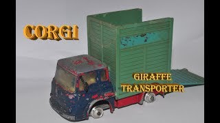 CORGI  CHIPPERFIELDS BEDFORD TK GIRAFFE TRANSPORTERRESTORATION [upl. by Anawak]